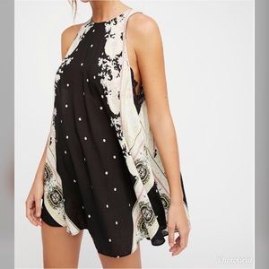 NWT Free People Darjeeling Print Minidress Size S